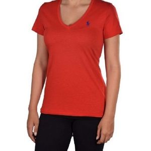 🆕️ Ralph Lauren Sport Red V-Neck T-shirt